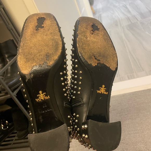 Prada studded ankle boots - Picture 3 of 7